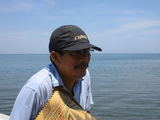 インドネシア最大のサンゴ輸出業者のエディ社長