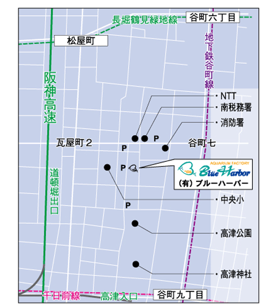 ブルーハーバー地図